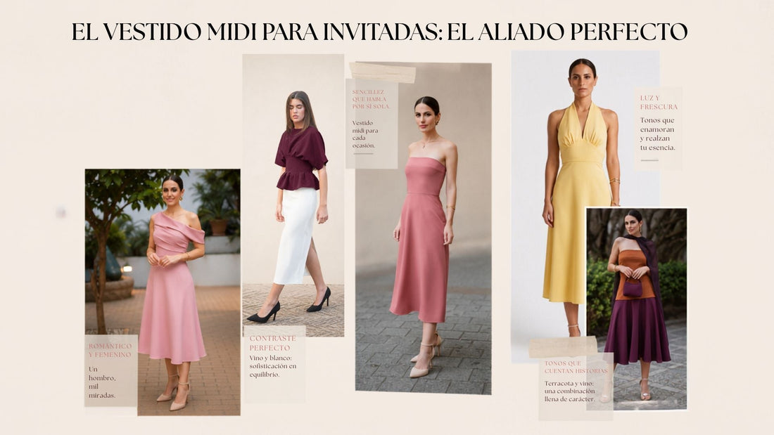 El Vestido Midi para Invitadas: La tendencia que nunca pasa de moda